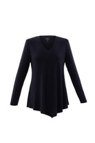 MARBLE TUNIC TOP 5933 BLACK freeshipping - Solitaire Fashions Darwen