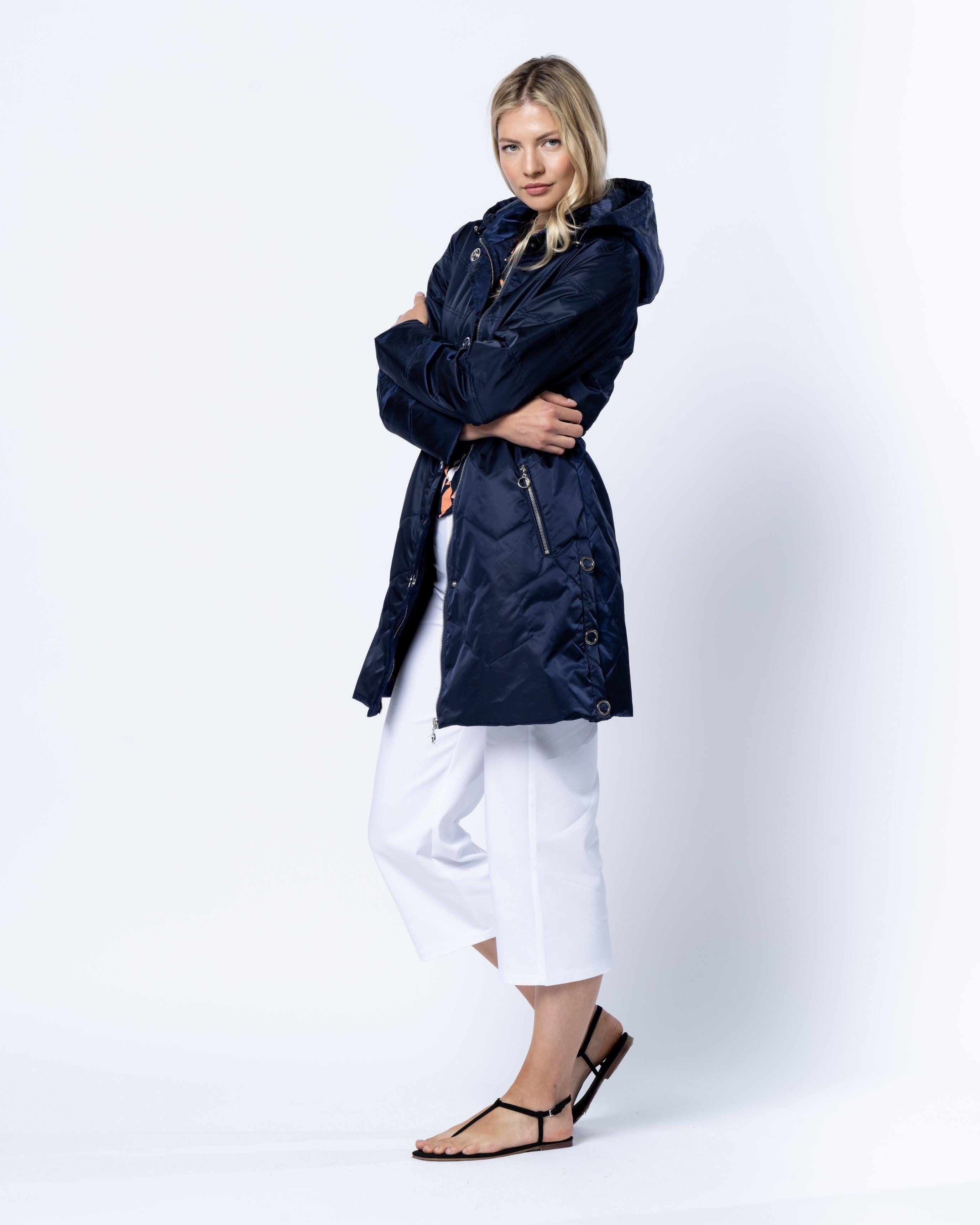 MARBLE Summer weight Coat 6579 - Solitaire Fashions Darwen