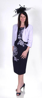 CONDICI LACE EMBROIDERED DRESS & JACKET freeshipping - Solitaire Fashions Darwen