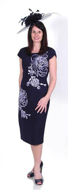 CONDICI LACE EMBROIDERED DRESS & JACKET freeshipping - Solitaire Fashions Darwen