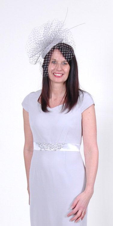 DRESS CODE CAP SLEEVE DRESS WITH PEARL BUTTON FASTENING JACKET freeshipping - Solitaire Fashions Darwen