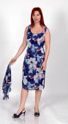 GINA BACCONI DRESS & CAPE freeshipping - Solitaire Fashions Darwen