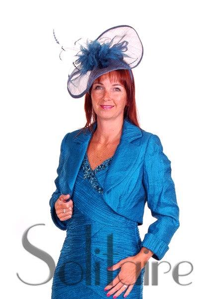 GOLD DRESS & JACKET WEDDING SUIT freeshipping - Solitaire Fashions Darwen