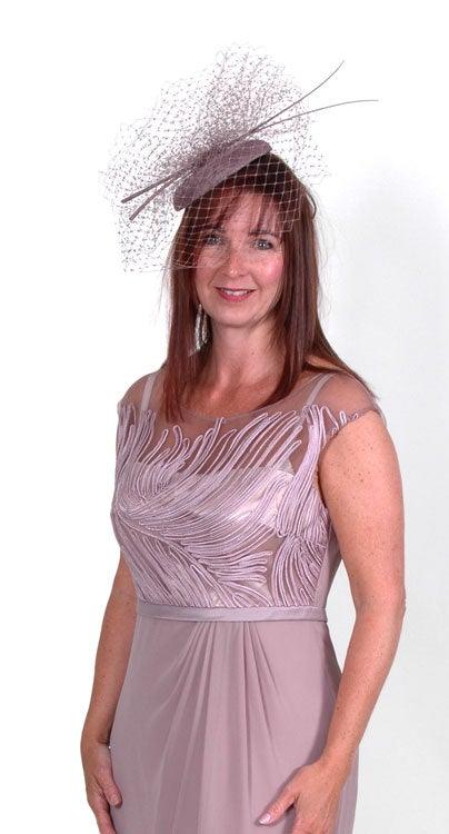 L’ATELIER EMBROIDERED DRESS & & LONG VOILE COAT freeshipping - Solitaire Fashions Darwen