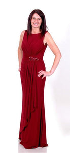 MASCARA JEWELLED WAISTED EVENING GOWN freeshipping - Solitaire Fashions Darwen