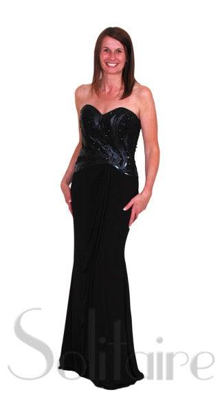 MASCARA SEQUIN GOWN freeshipping - Solitaire Fashions Darwen