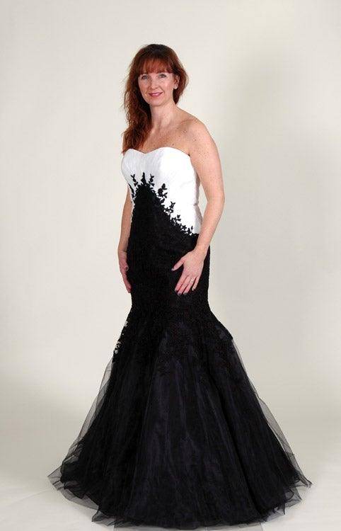 MORI LEE  V.M. EVENING GOWN DRESS freeshipping - Solitaire Fashions Darwen