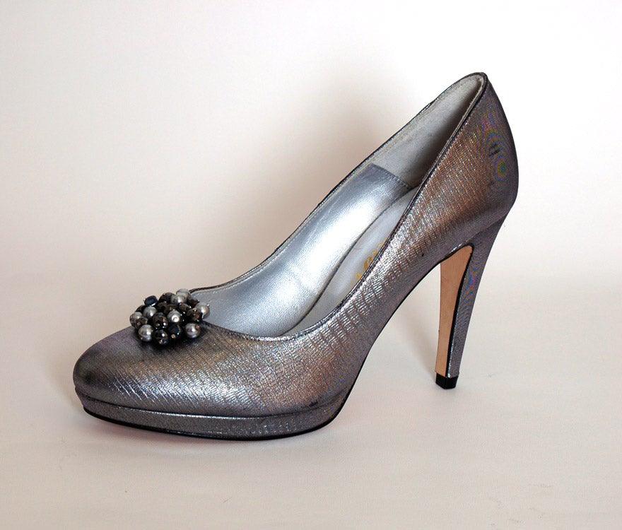 SOLITAIRE PLATFORM COURT SHOE freeshipping - Solitaire Fashions Darwen
