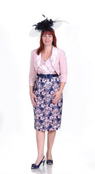 VENI INFANTINO DRESS & SATEEN LAPEL JACKET freeshipping - Solitaire Fashions Darwen