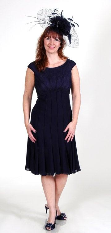 VENI INFANTINO DRESS & VOILE COAT freeshipping - Solitaire Fashions Darwen