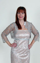 DRESS CODE LACE DRESS & SHRUG JACKET freeshipping - Solitaire Fashions Darwen