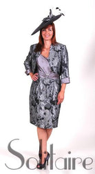 ZEILA WEDDING WEAR DRESS & JACKET freeshipping - Solitaire Fashions Darwen