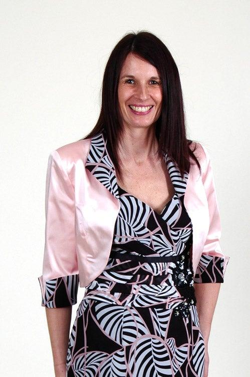 ZEILA CAP SLEEVE DRESS & JACKET freeshipping - Solitaire Fashions Darwen