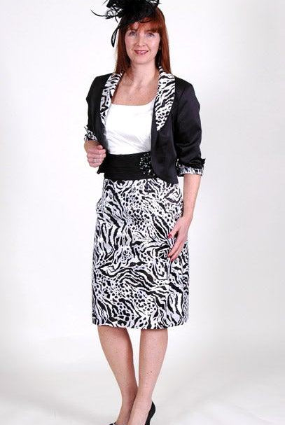ZEILA MOTHER OF THE BRIDE/GROOM DRESS & JACKET freeshipping - Solitaire Fashions Darwen