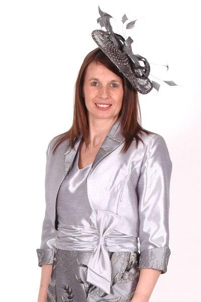 ZEILA DRESS & JACKET WEDDING SUIT freeshipping - Solitaire Fashions Darwen