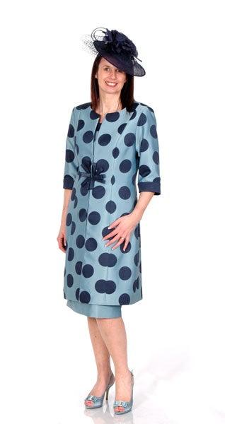 ZEILA DRESS & COAT WEDDING SUIT freeshipping - Solitaire Fashions Darwen