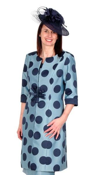 ZEILA DRESS & COAT WEDDING SUIT freeshipping - Solitaire Fashions Darwen