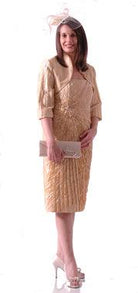 VENI INFANTINO DRESS & SHRUG JACKET freeshipping - Solitaire Fashions Darwen