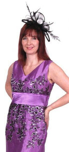 ZIELA DRESS & BOLERO JACKET WEDDING SUIT freeshipping - Solitaire Fashions Darwen