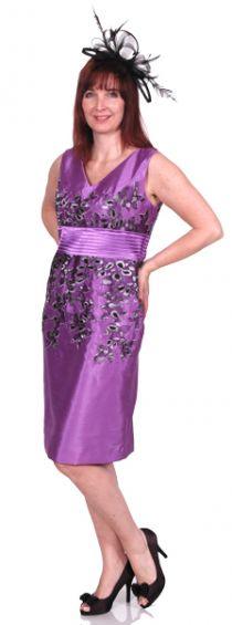ZIELA DRESS & BOLERO JACKET WEDDING SUIT freeshipping - Solitaire Fashions Darwen